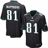 Nike Men & Women & Youth Eagles #81 Jordan Matthews Black Team Color Game Jersey,baseball caps,new era cap wholesale,wholesale hats